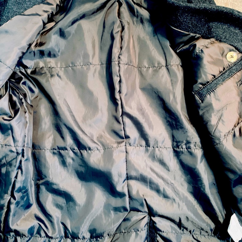 Old Navy Charcoal Grey Wool Peacoat - Picture 10 of 10